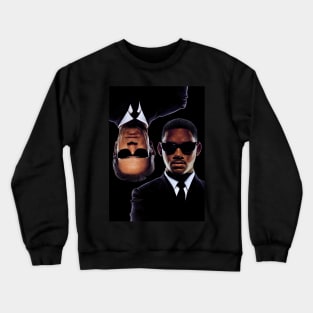 Men in Black Crewneck Sweatshirt